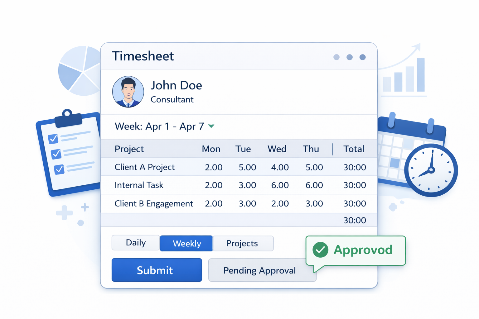 Timesheet Dashboard