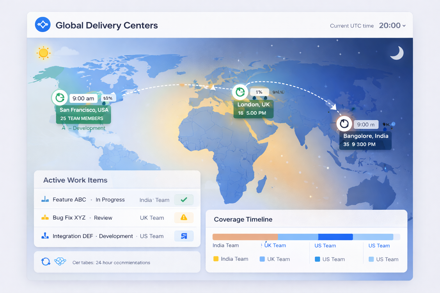 24×7 Global Delivery Model